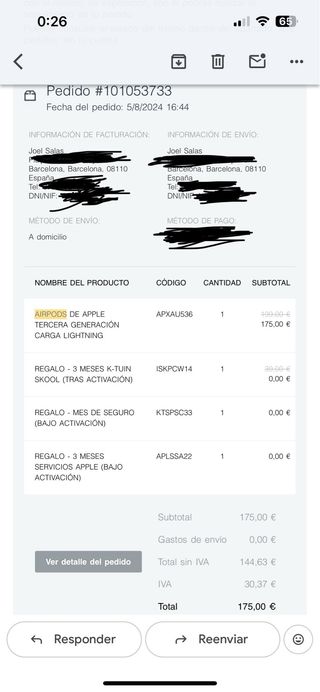 Airpods 3ª Gen,precio negociable