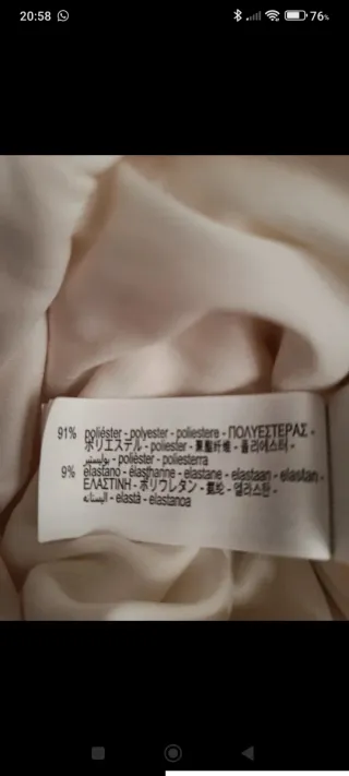 Vestido Zara blanco talla única