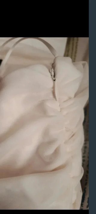 Vestido Zara blanco talla S