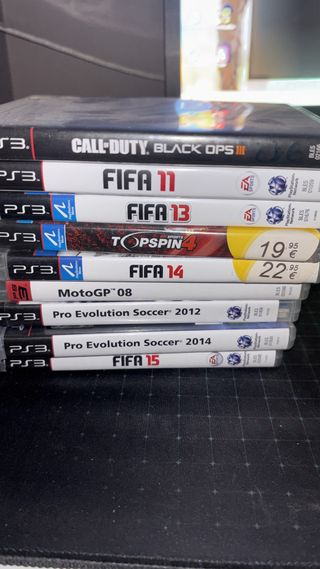 Lote Juegos PS3: FIFA, Call of Duty, MotoGP