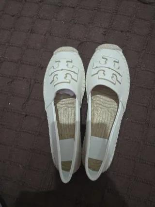 Alpargatas Tory Burch T36 Beige/Blanco