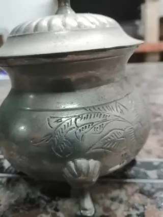 Açucareiro antigo IMF banhado a prata