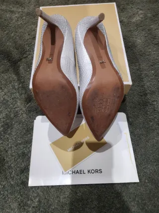 Michael Kors Zapatos Salón Plateados