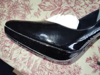 Zapatos tacón charol Gloria Ortiz T.39