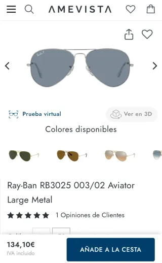Gafas de sol Ray-Ban Aviator RB3025