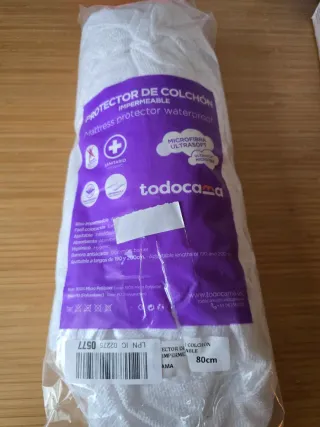 Protector Colchón Impermeable Todocama 80cm