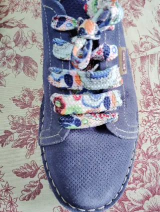 Zapatos On Foot ante azulina