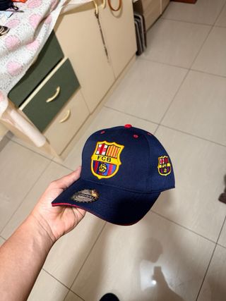 Gorra FC Barcelona Azul y Roja