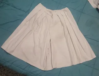 Faldón Fallero Talla 42 blanco