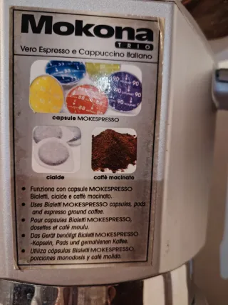 Mokona Bialetti Trio Macchina Caffè