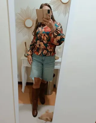 Bermuda jeans donna Zara