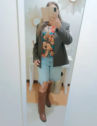 Bermuda jeans donna Zara