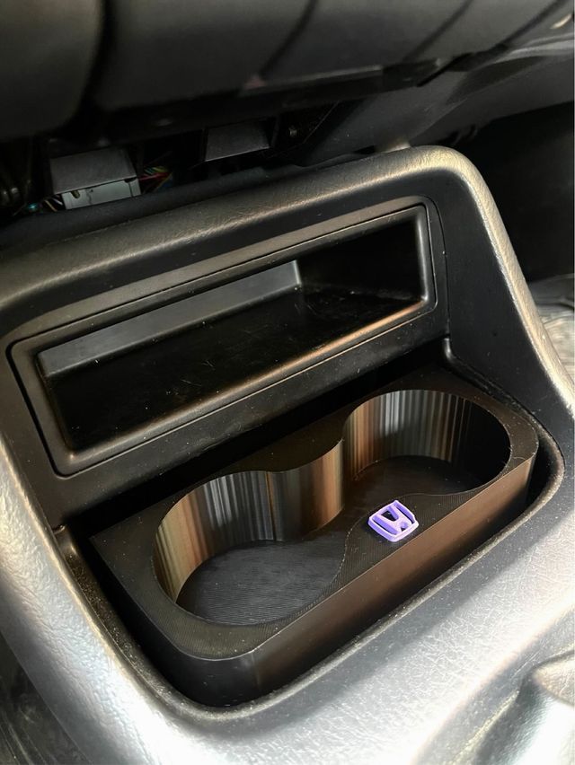Posavasos Honda Civic EK3/EJ9 Logo Morado
