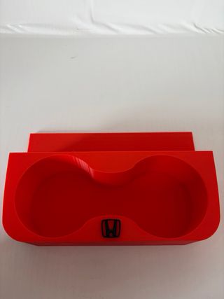 Posavasos Honda Civic Rojo con Logo Negro