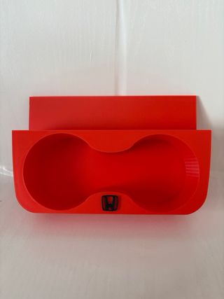Posavasos Honda Civic Rojo con Logo Negro