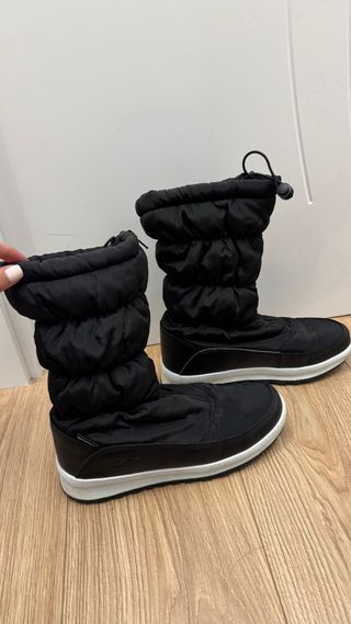Botas de nieve impermeables negras