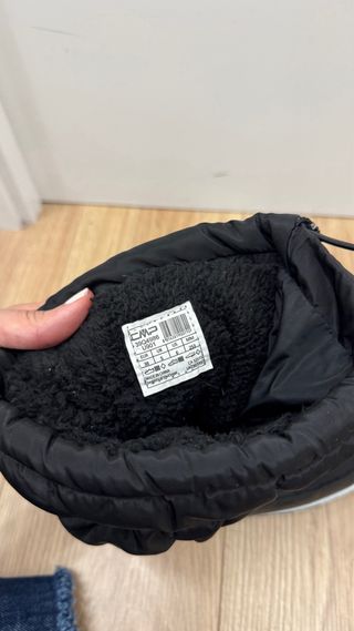 Botas de nieve impermeables negras