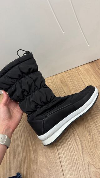 Botas de nieve impermeables negras