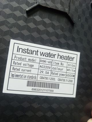 Aquecedor Água 6.5kW Digital Compacto