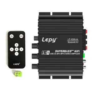 Amplificador de audio LEPY con Subwoofer y Control