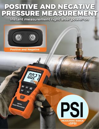 NUEVO! Manómetro Digital DMT01 ±5 PSI