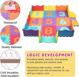 NUEVO! Alfombra Puzzle Niños 120x120cm