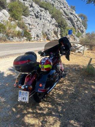 Kawasaki VN 900 Classic Granate