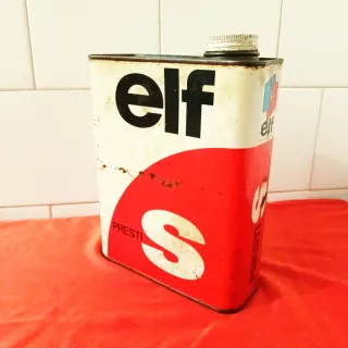 Lata Aceite ELF Antigua Años 70
