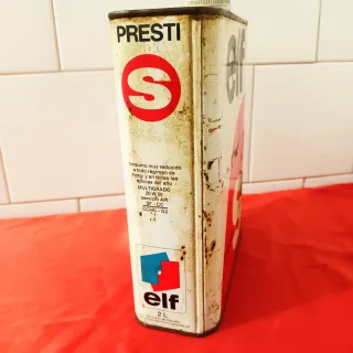 Lata Aceite ELF Antigua Años 70