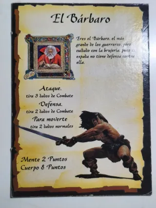 Fichas Heroquest (1989)