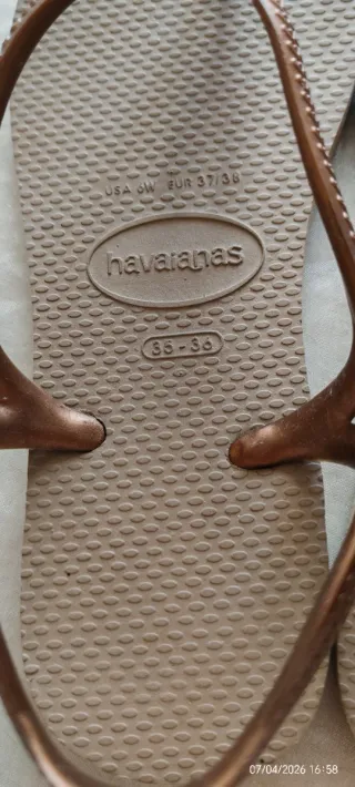 Sandali Havaianas bronzo tg. 35-36