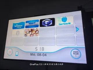 Nintendo Wii Negra + Disco Duro + Mando Wii Fit