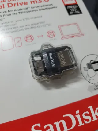 Pendrive Dual SanDisk 128GB USB 3.0 Android