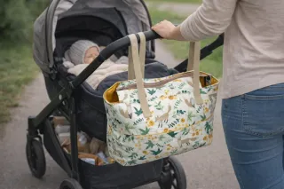 Bolso Carro Bebé Hecho a Mano