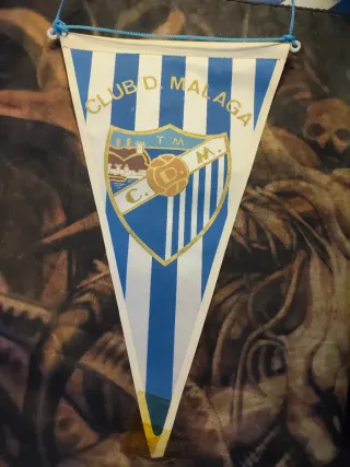 Banderín Club D. Málaga Antiguo