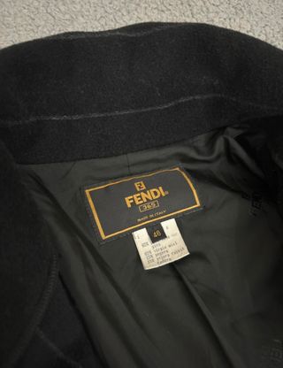 Fendi XL Cappotto in lana vergine Donna