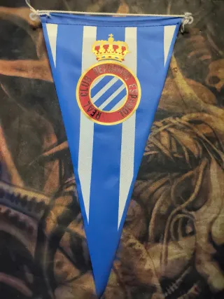 Banderín Real Club Deportivo Español antiguo