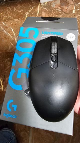 Ratón Gaming Inalámbrico Logitech G305 LIGHTSPEED con Sensor HERO