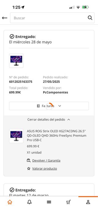 Monitor Asus OLED XG27ACDNG 360Hz