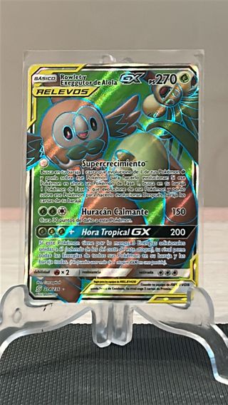 Rowlet & Alolan Exeggutor GX 214 Unified Minds Esp