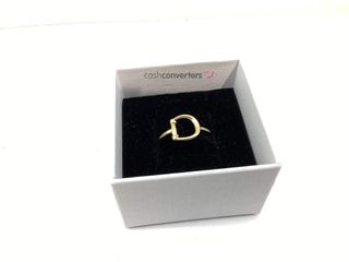 anillo oro 18k con circonita