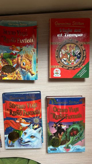 Lote 8libros Geronimo Stilton Reino De La Fantasia