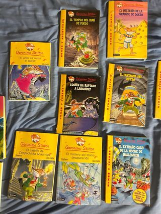 Lote 13 Libros Geronimo Stilton tapa blanda
