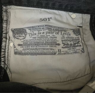 Levi's 501 Crop Mujer Negro Talla W27 ES37 / L26