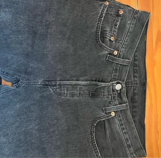 Levi's 501 Crop Mujer Negro Talla W27 ES37 / L26