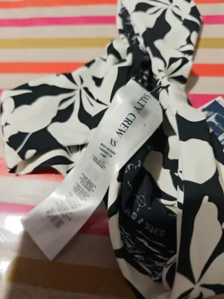 Braguita Bañador Salty Crew Talla XS negro y blanc