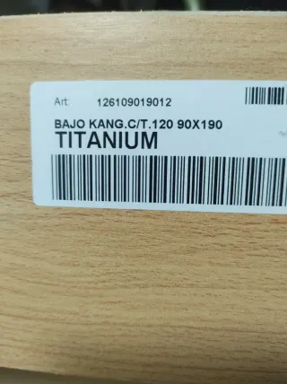 Cama nido madera y metal