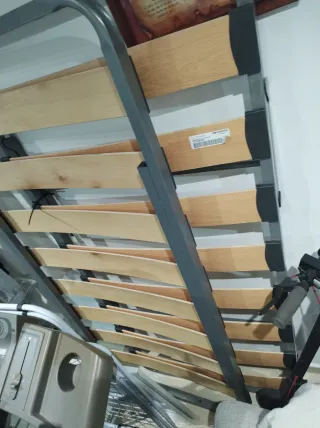 Cama nido madera y metal