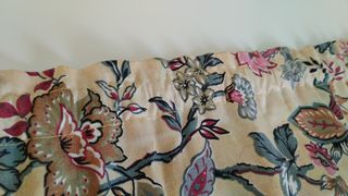 Cortinas(4) Cenefa Corta Algodón Floral