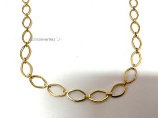 cadena oro 18k 21cm